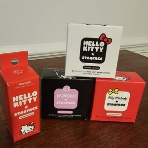 Hello Kitty Kuromi My Melody Starface Pimple Patches Set 4 Pieces